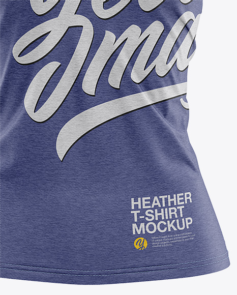 Download دانلود موکاپ تی شرت زنانه Women's Heather Slim 32029 ...