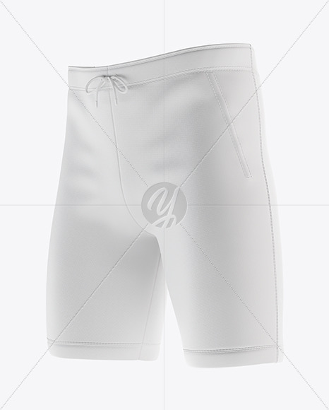 Download دانلود موکاپ شورت مردانه Men's Shorts Mockup 48012 | تایم کد