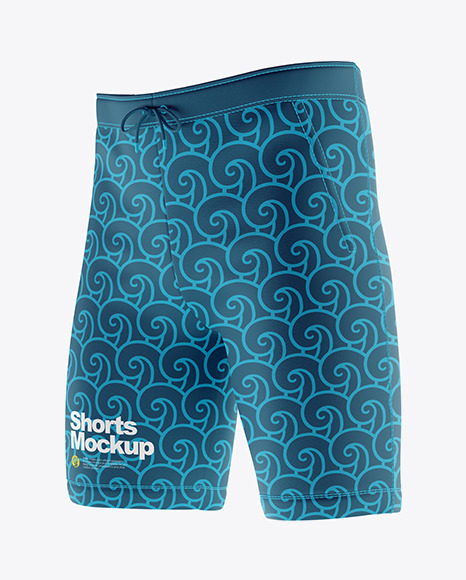 Download دانلود موکاپ شورت مردانه Men's Shorts Mockup 48012 | تایم کد