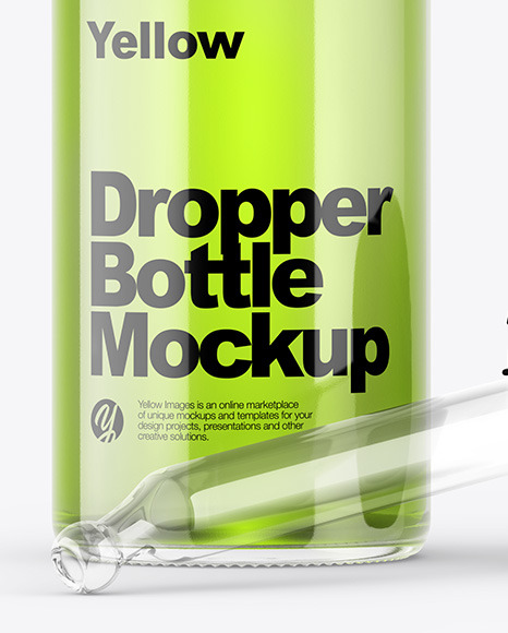 Download دانلود موکاپ قطره چکان Opened Clear Dropper Bottle Mockup 48131 - تایم کد | مرجع دانلود پروژه ...