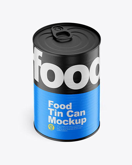 Download دانلود موکاپ قوطی کنسرو Matte Food Can Mockup 48211 - تایم ...