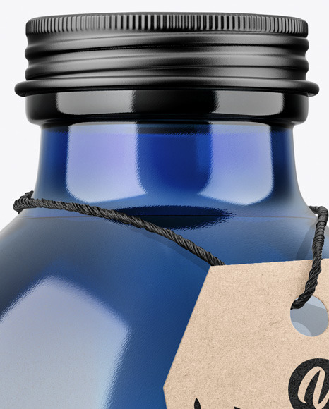Download دانلود موکاپ بطری شیشه ای آبی Blue Bottle Mockup 48403 - تایم کد | مرجع دانلود پروژه آماده افتر ...