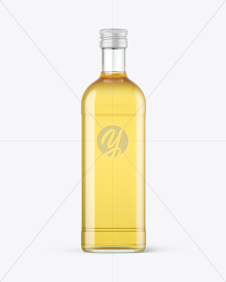 Download دانلود موکاپ بطری شیشه ای روغن Clear Glass Olive Oil Bottle Mockup 48413 | تایم کد