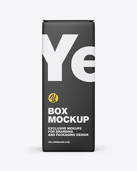Download دانلود موکاپ جعبه کاغذی Matte Paper Box Mockup 48700 | تایم کد Yellowimages Mockups