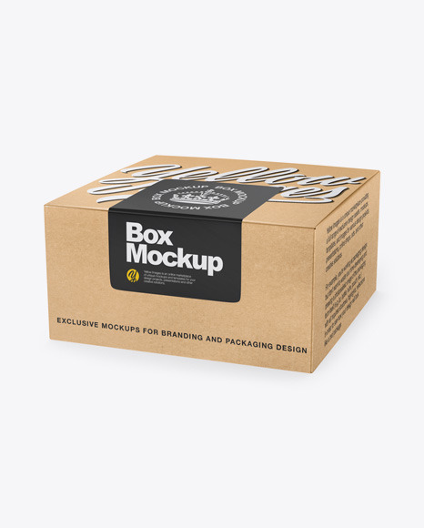 Download دانلود موکاپ جعبه کاغذی Kraft Box Mockup 48727 - تایم کد | مرجع دانلود پروژه آماده افتر افکت ...