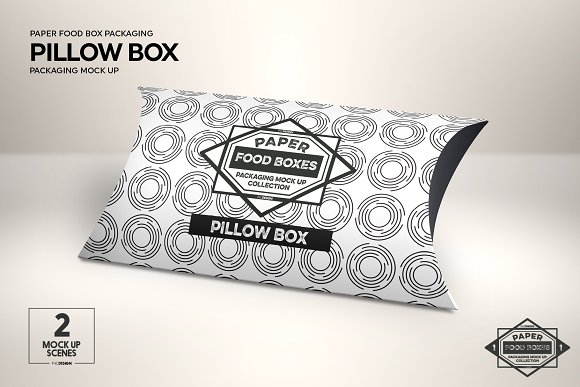 Download دانلود موکاپ جعبه بالشتی Pillow Box Packaging Mockup 988193 - تایم کد | مرجع دانلود پروژه آماده ...