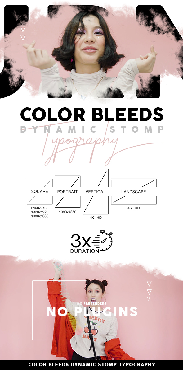  Color Bleeds Dynamic Stomp Typography 