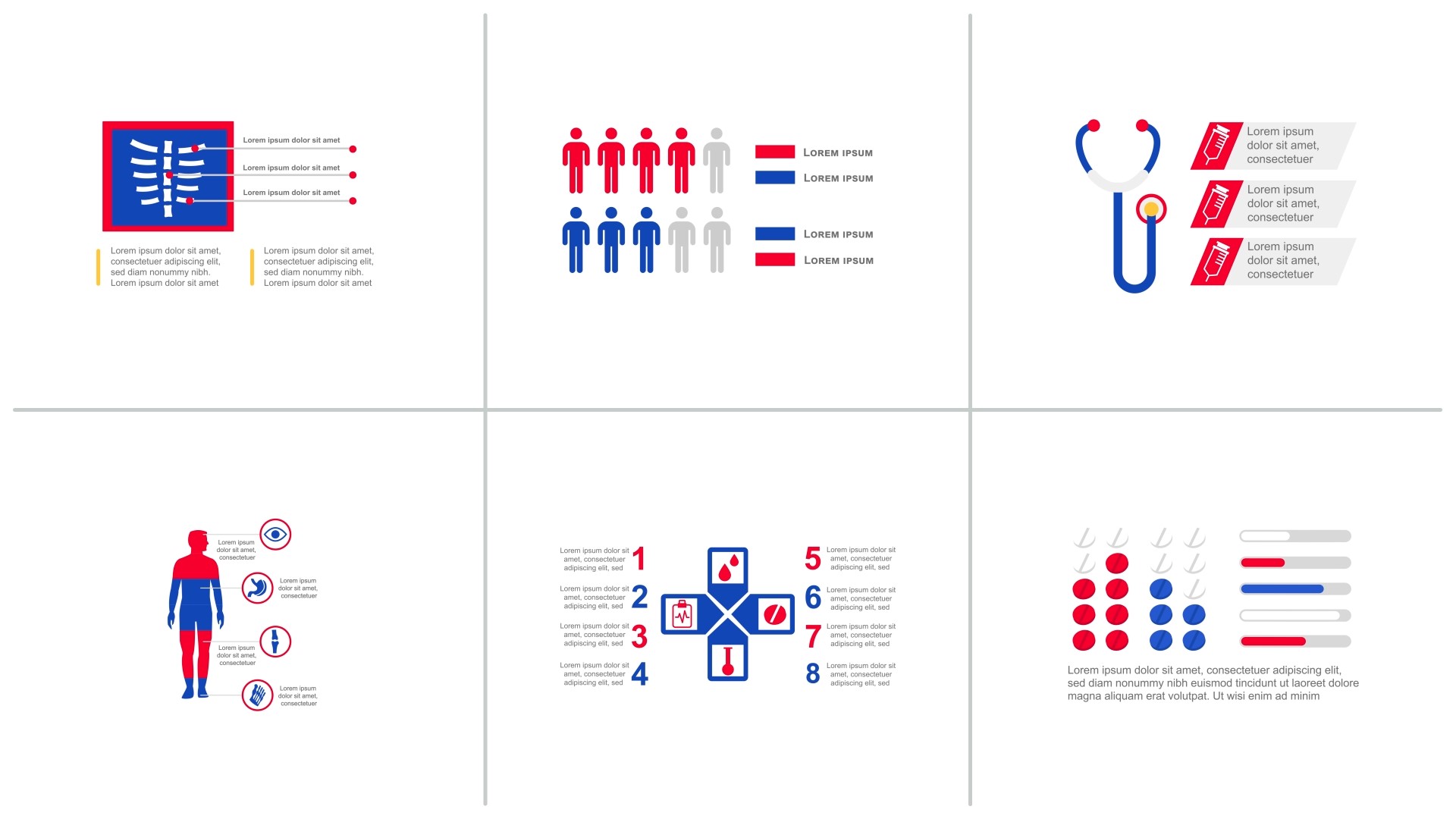  Infographics Medical Elements 