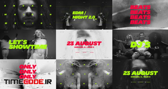  Music Event Promo / Dynamic Opener / Party Invitation / EDM Festival / Night Club 