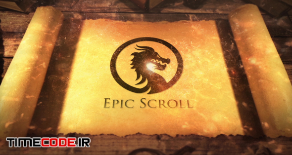 Legendary Epic Scroll Logo Reveal