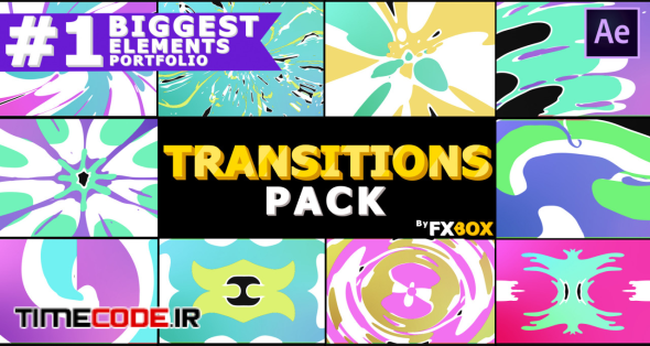 Colorful Cartoon Transitions