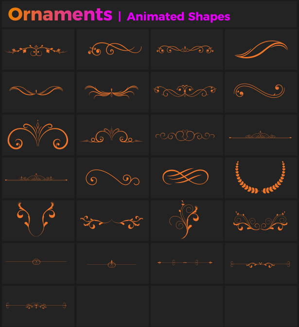  Unlimited Shapes / Titles / Transitions / Lower Thirds & Elements Graphic Pack 