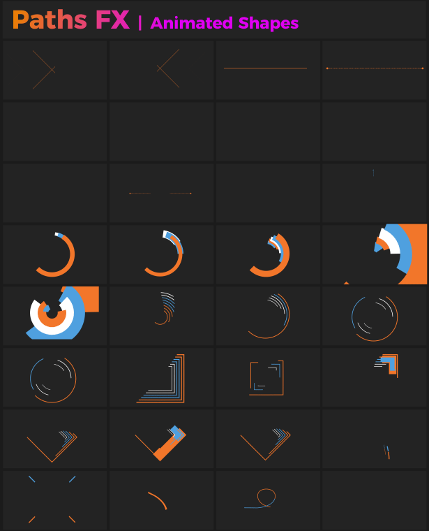  Unlimited Shapes / Titles / Transitions / Lower Thirds & Elements Graphic Pack 
