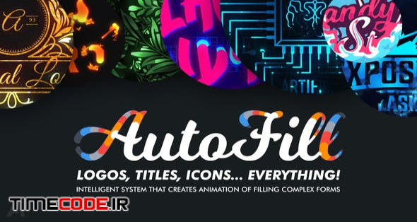  AutoFill - Automatically Animate Titles, Logo Reveals, Animate Icons 
