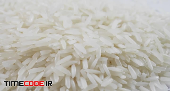 Pouring White Rice