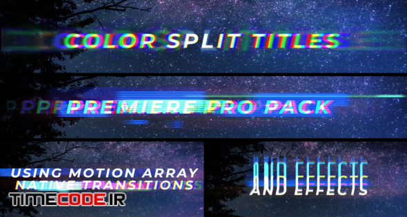 Color Split Titles