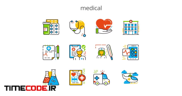 Medical - Flat Animation Icons