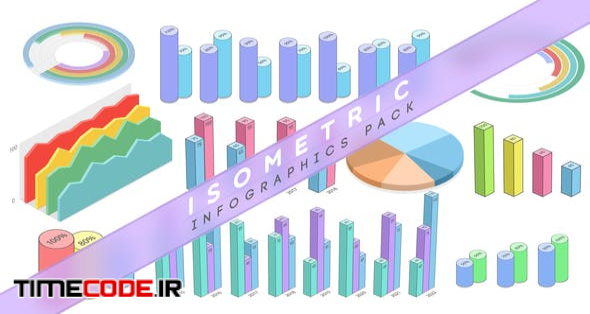  Isometric Infographics Pack 