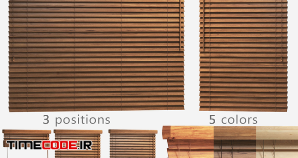 Wooden Blinds 50mm, 2 Options Of Width 90 And 180cm
