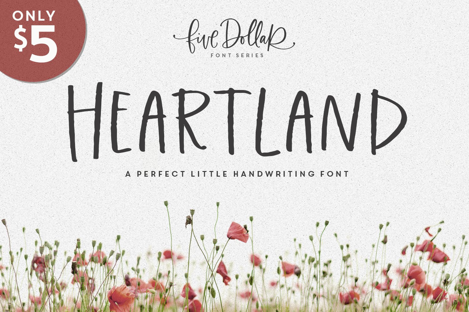 $5 | Heartland Handwriting Font
