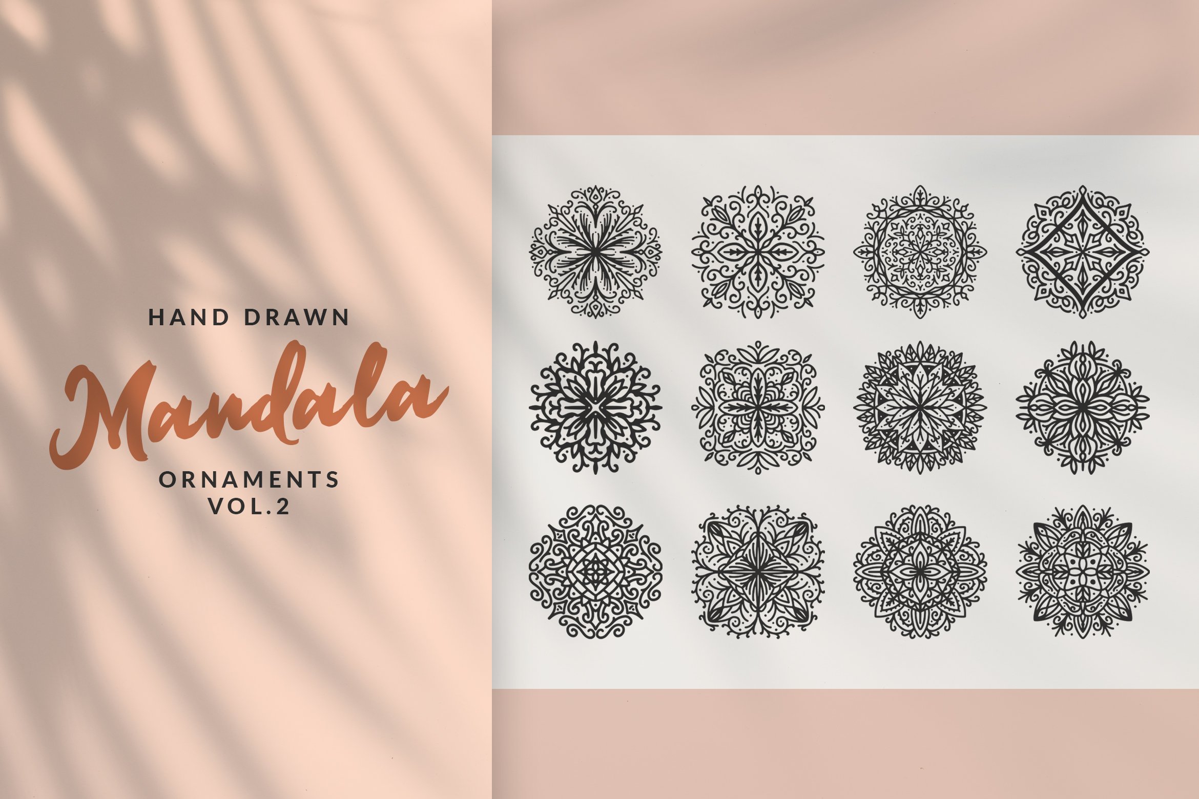 Hand Drawn Mandala Ornaments Vol.2