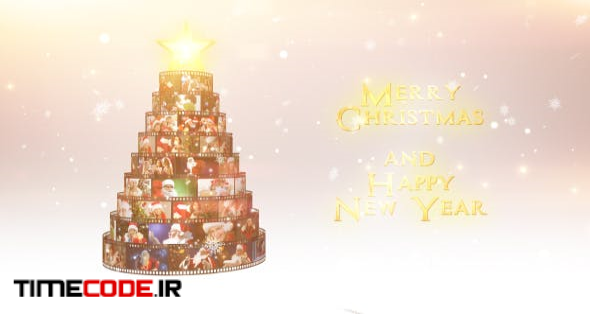  Merry Christmas Film Reel Wishes 