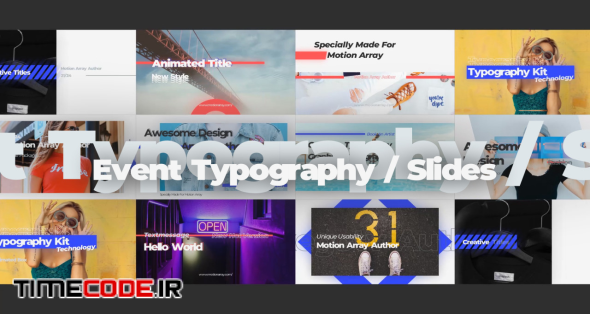 Event Typography / Slides