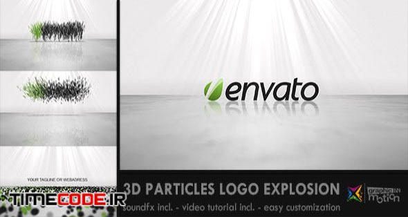  3D Particles Logo Explosion 
