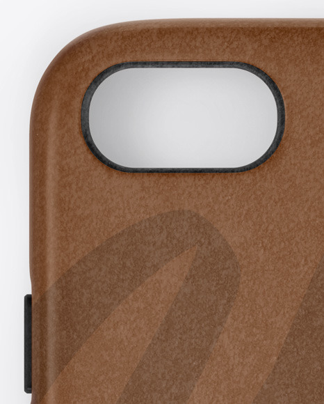 Download دانلود موکاپ کیس چرم آیفون IPhone Leather Case Mockup ...
