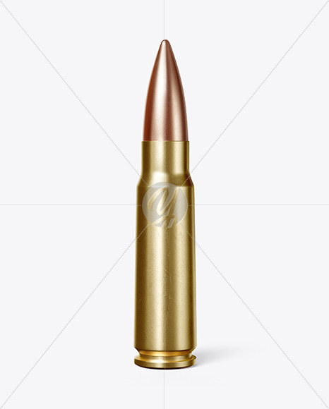 Bullet Mockup in Object Mockups on Yellow Images Object Mockups