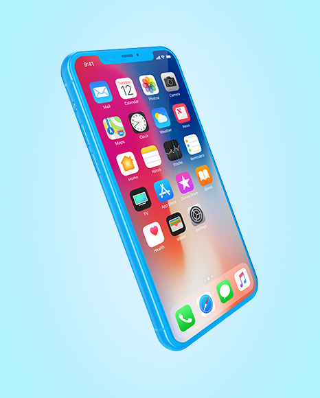 Clay Apple Iphone 11 Pro Mockup in Device Mockups on Yellow Images Object Mockups