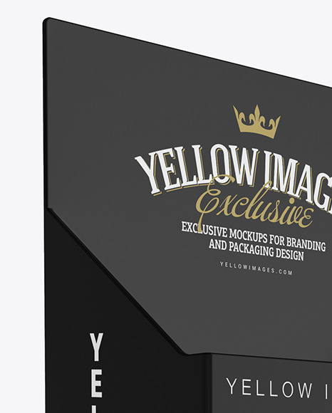 Display Stand Mockup in Object Mockups on Yellow Images Object Mockups