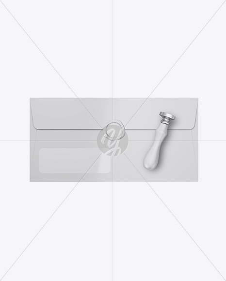 Matte Paper Envelope Mockup in Stationery Mockups on Yellow Images Object Mockups