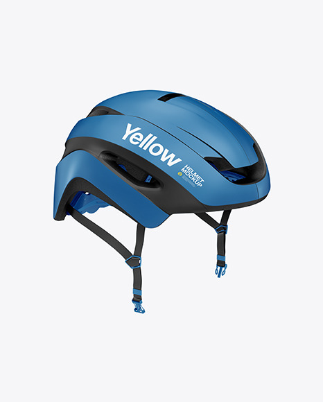 Cycling Helmet Mockup in Apparel Mockups on Yellow Images Object Mockups