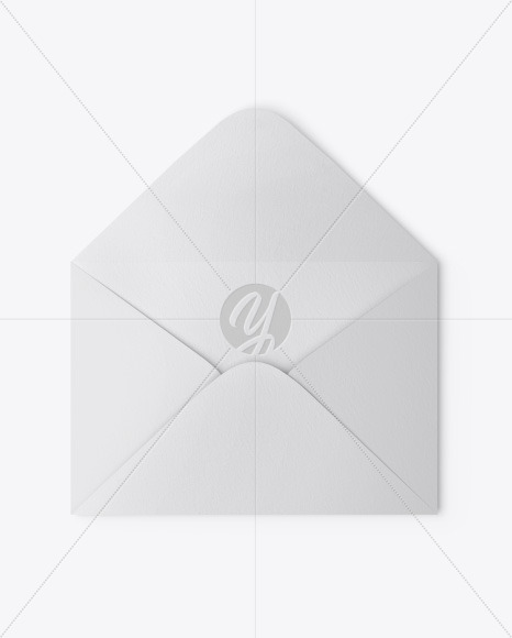 Textured Envelope Mockup in Stationery Mockups on Yellow Images Object Mockups