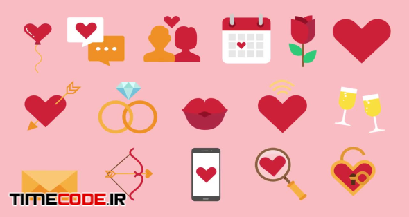 16 Dating Icons Pack