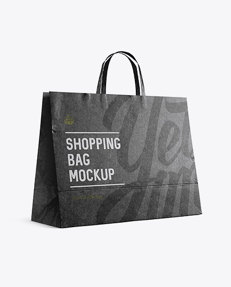 Download دانلود موکاپ ساک خرید و بگ کاغذی Kraft Paper Shopping Bag ...