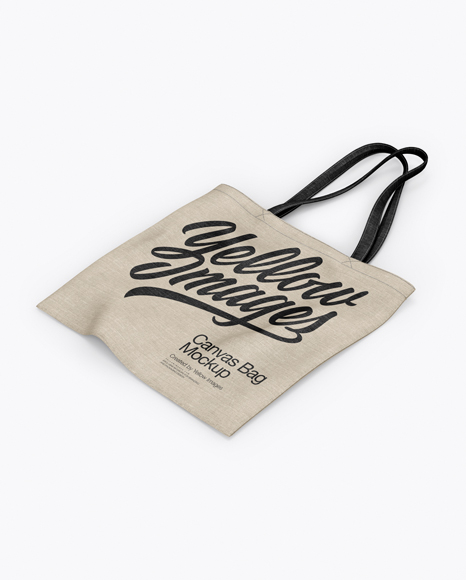 Download دانلود موکاپ کیسه خرید Canvas Bag Mockup 18315 | تایم کد