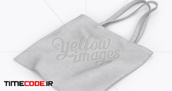 Download دانلود موکاپ کیسه خرید Canvas Bag Mockup 18315 | تایم کد