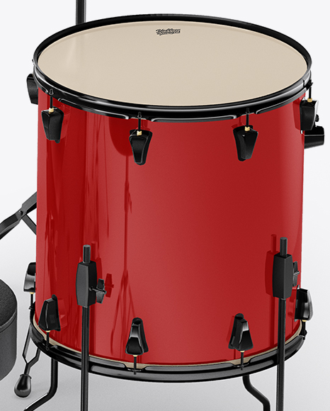 Download دانلود موکاپ کیت درام Drum Kit Mockup 26109 - تایم کد ...