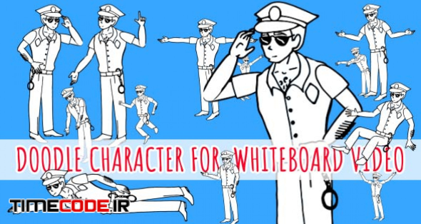 Doodle Animation - Policeman
