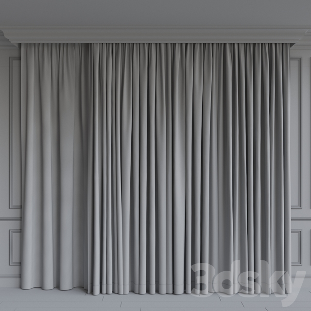 A Set Of Curtains 12. Beige Gamma