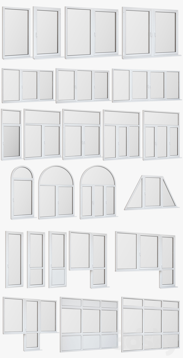 Windows, PVC Doors