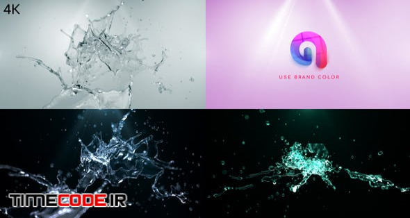  Water Splash Logo Reveal 2 