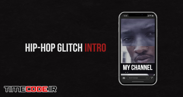 Hip-Hop Glitch Intro (Vertical)