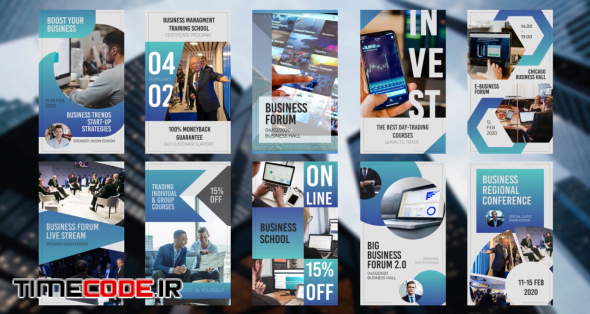 Business Corporate Stories Pack