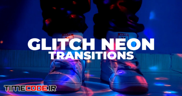Glitch Neon Transitions