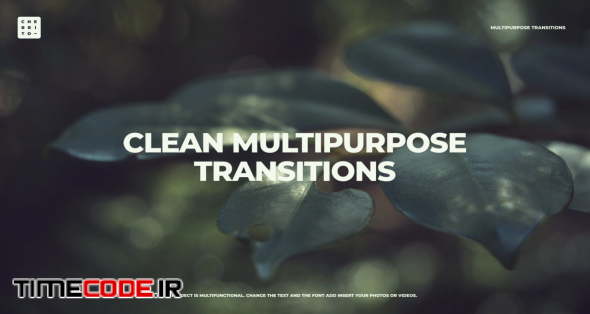 Clean Multipurpose Transitions