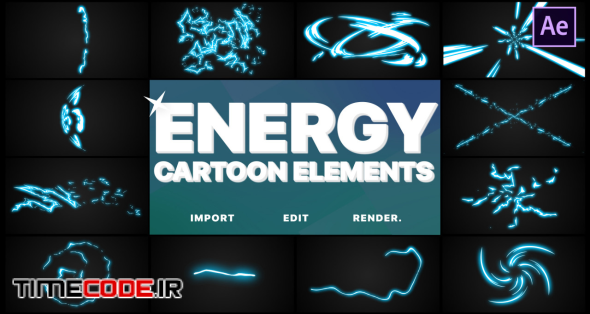 Cartoon Energy Elements