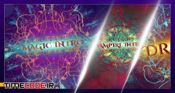  Magic Intro/ Elegant Particles/ Gothic Epic Metal 3D/ TV/ Shockwave/ Fire Explosion/Mystical Light 